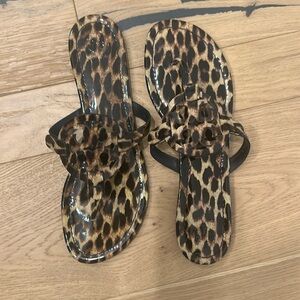 Tory Burch Miller Flat size 11. Leopard